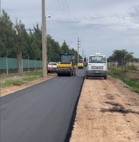 Pavimento de calle Jujuy: Santacroce dice que se habilita en 30 días
